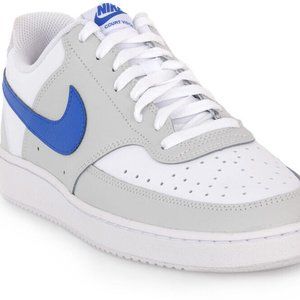 Nike White and Blue Athletic Shoes
